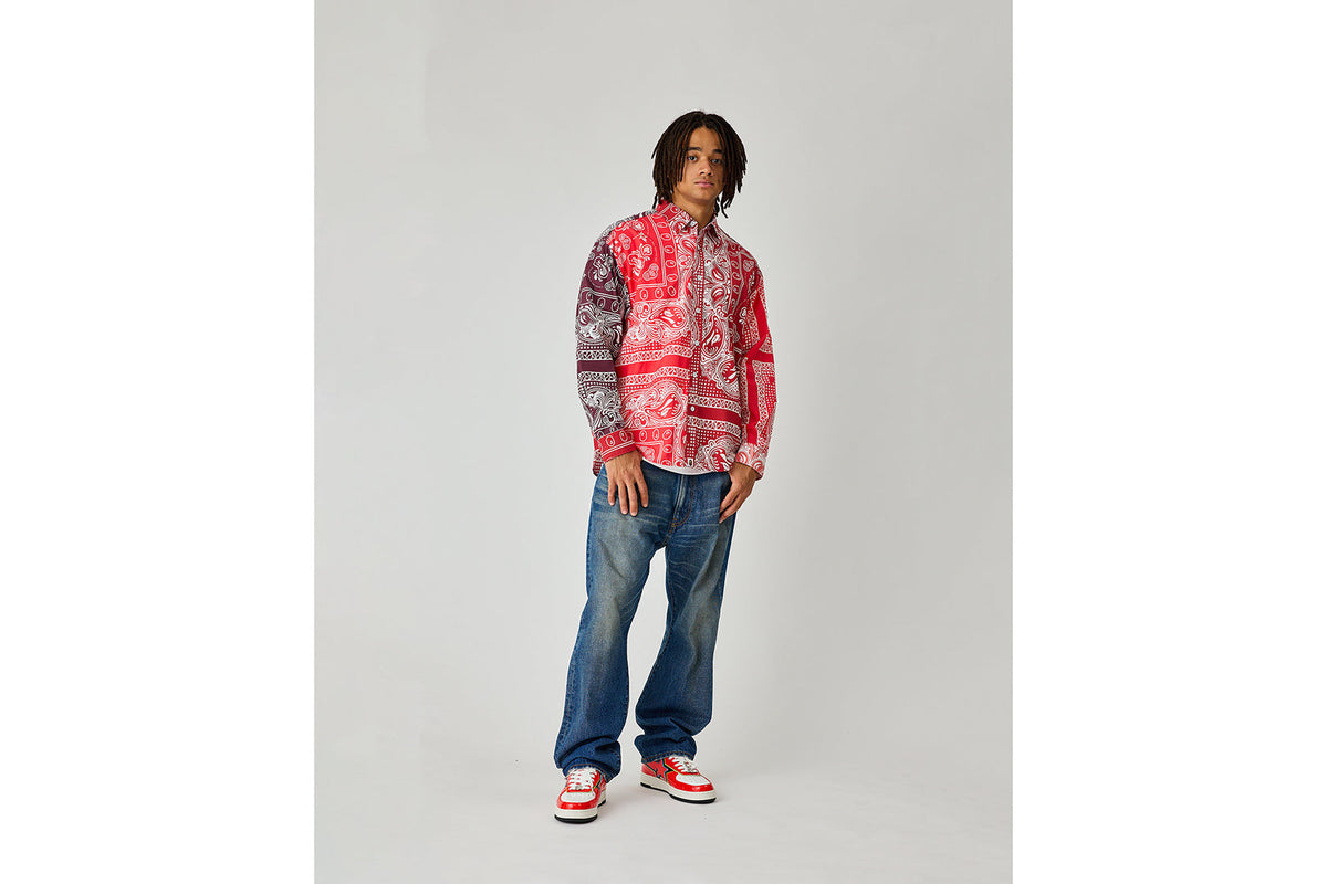 BAPE BAPE PAISLEY PATTERN LS SHIRT シャツ 商品画像 11