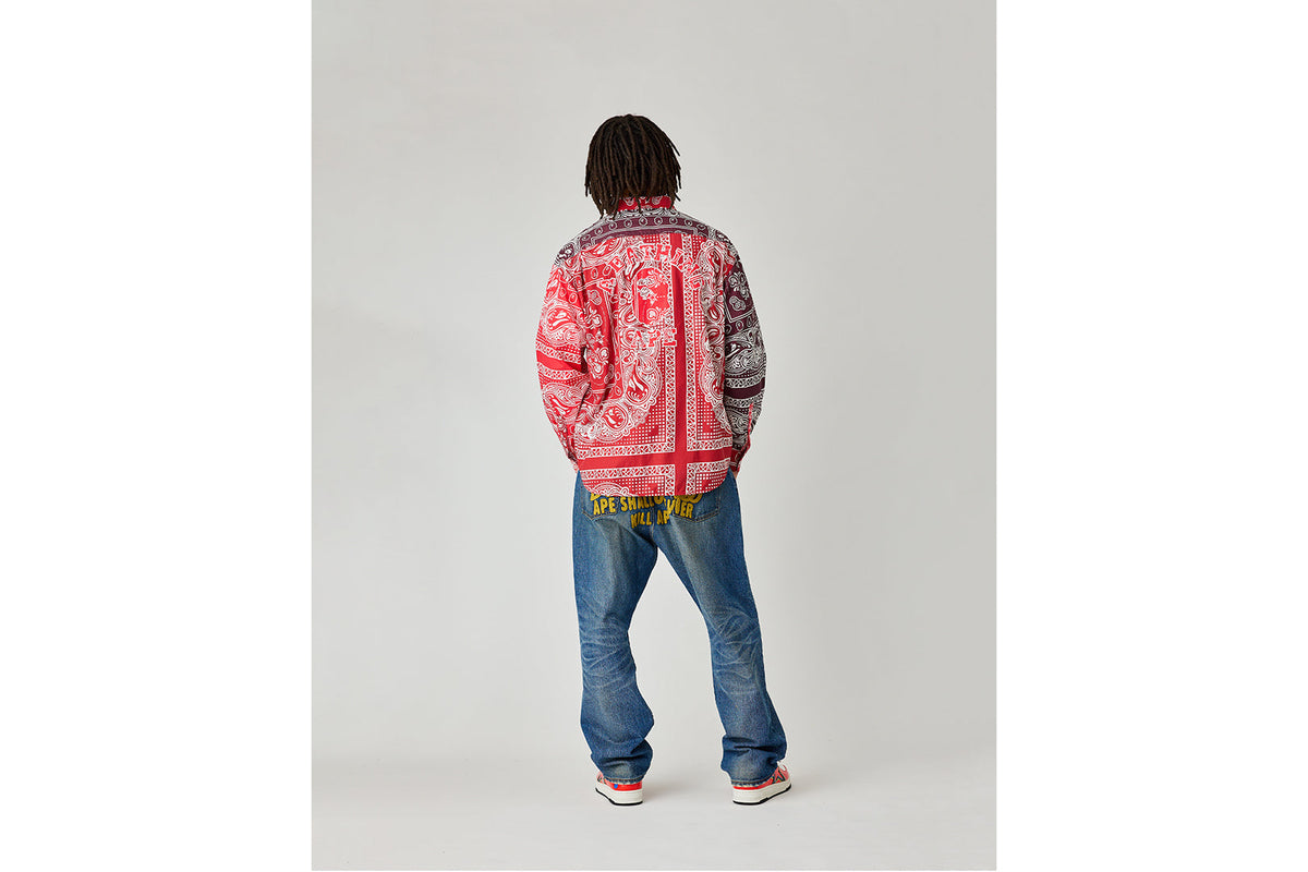 BAPE BAPE PAISLEY PATTERN LS SHIRT シャツ 商品画像 12