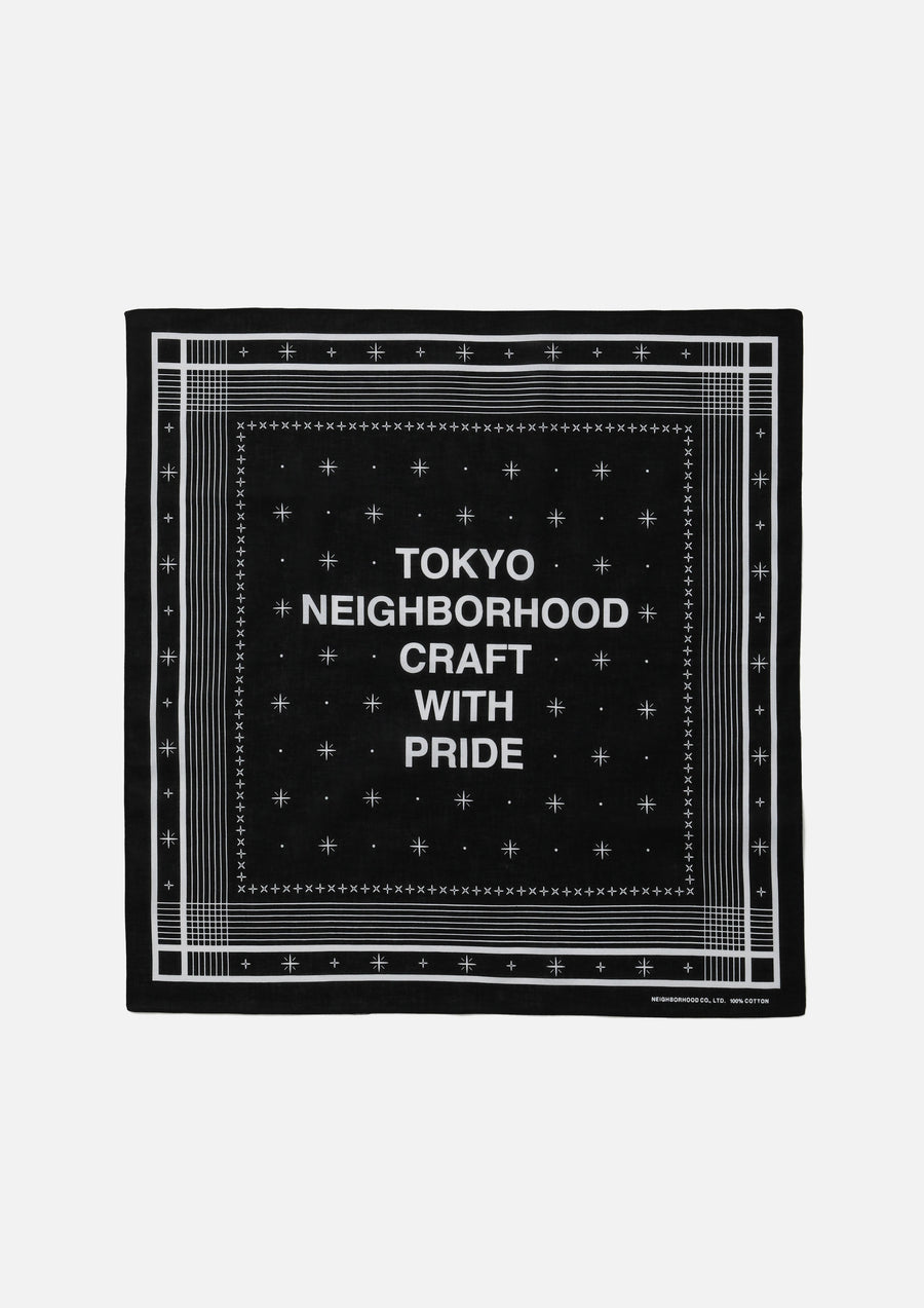 NEIGHBORHOOD NEIGHBORHOOD LINE PATTERN BANDANA バンダナ 商品画像 1