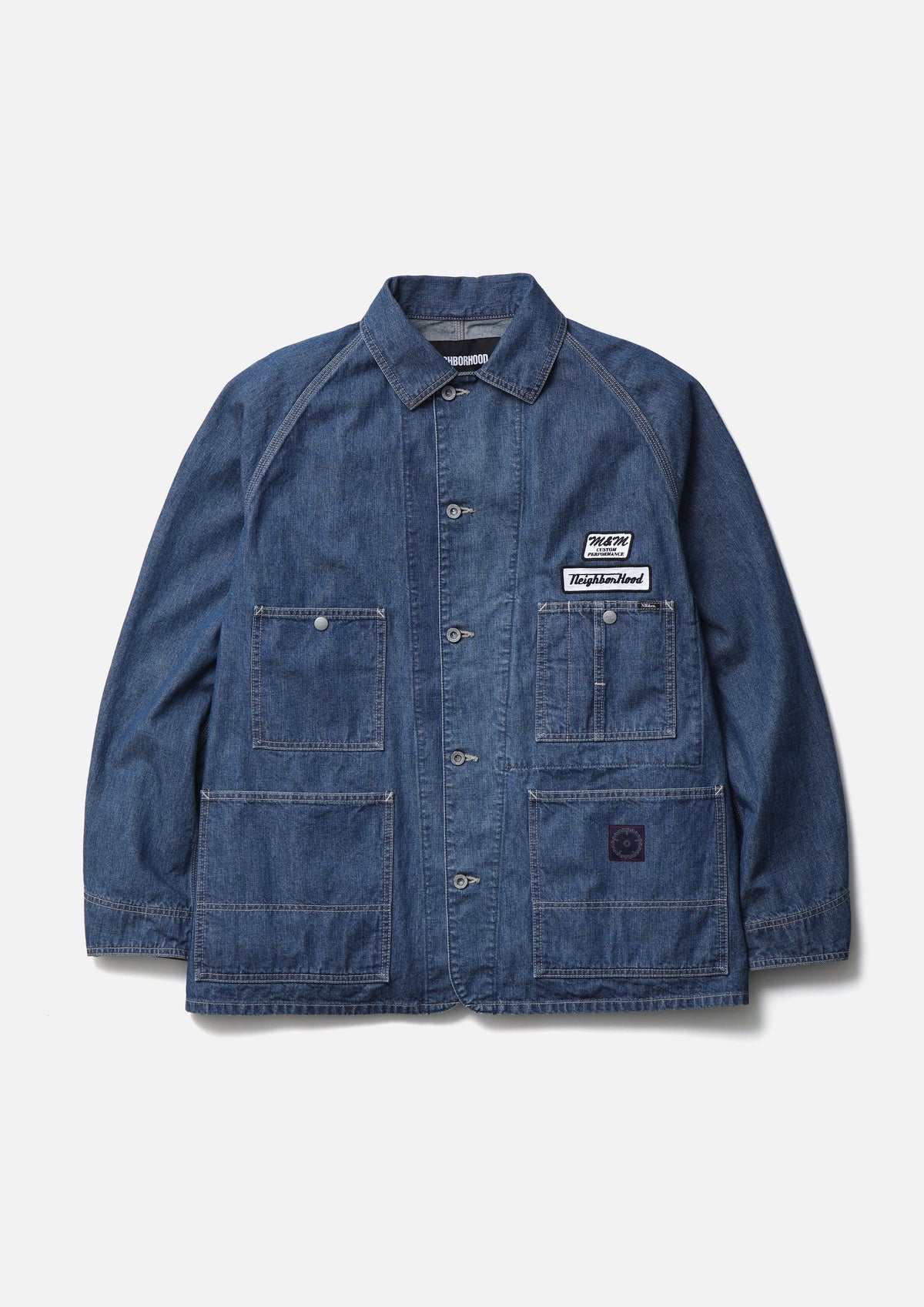 NEIGHBORHOOD NEIGHBORHOOD NH X M&M . WASHED DENIM COVERALL JACKET デニムジャケット 商品画像 1