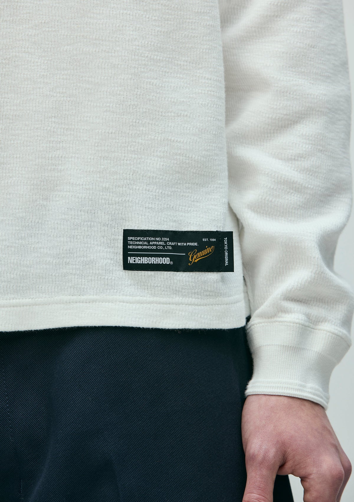 NEIGHBORHOOD NEIGHBORHOOD HONEYCOMB FABRIC CREWNECK LS 長袖Tシャツ 商品画像 7