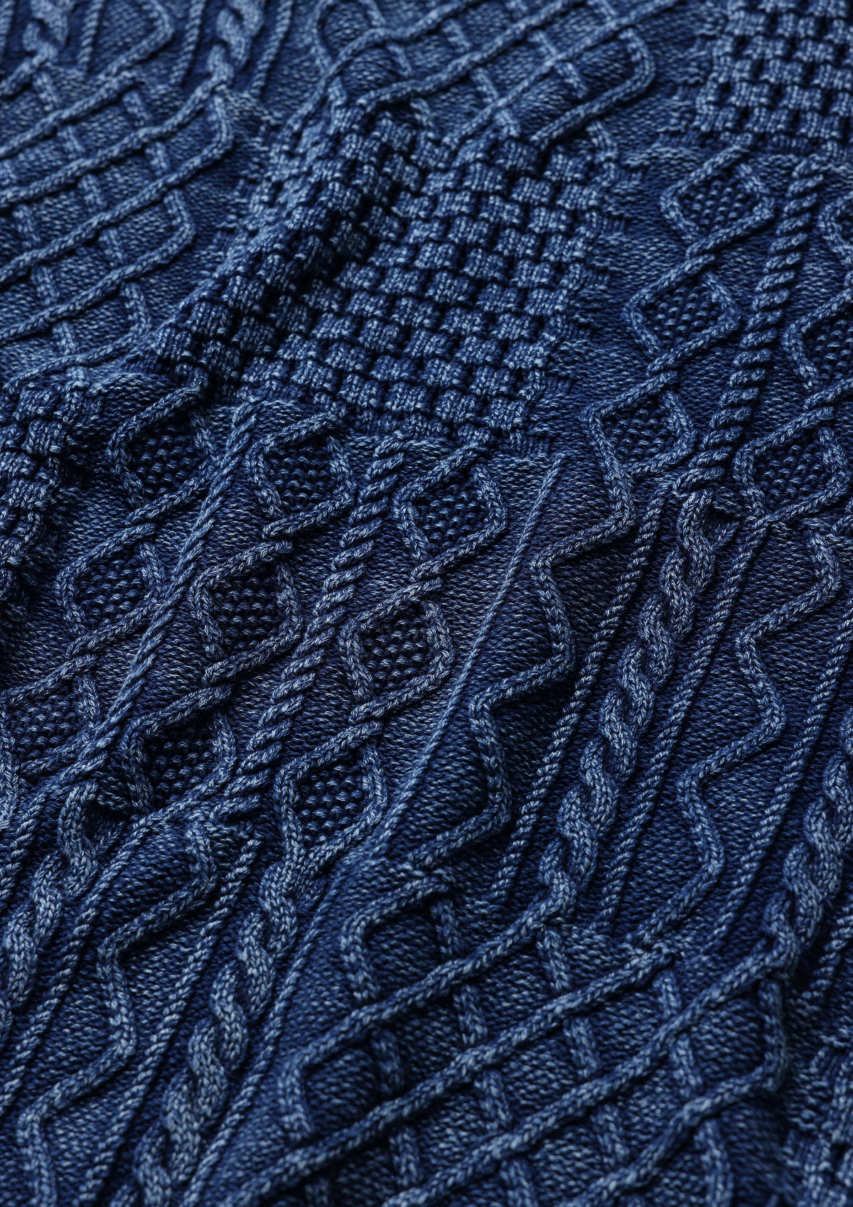 NEIGHBORHOOD NEIGHBORHOOD WASHED BLOCK CABLE SWEATER セーター 商品画像 5