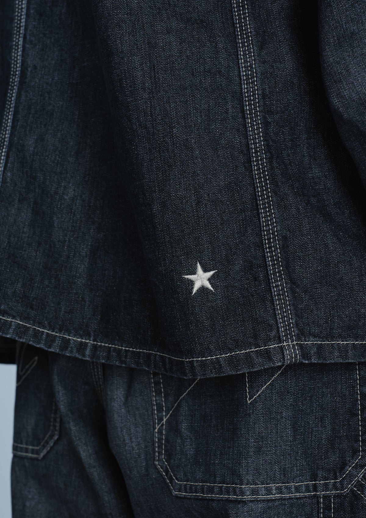 NEIGHBORHOOD NEIGHBORHOOD NH X M&M . WASHED DENIM COVERALL JACKET デニムジャケット 商品画像 7
