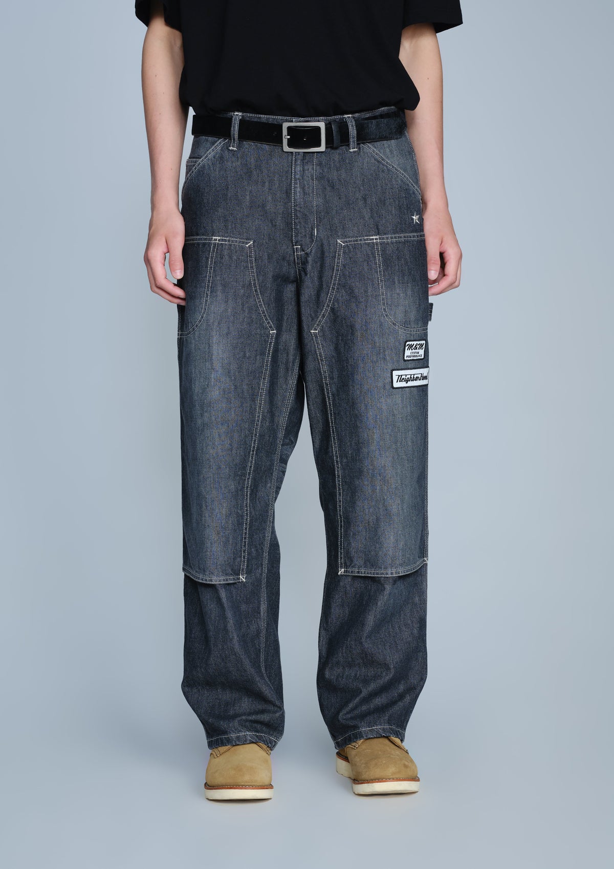 NEIGHBORHOOD NEIGHBORHOOD NH X M&M . WASHED DENIM PAINTER PANTS デニムパンツ 商品画像 4