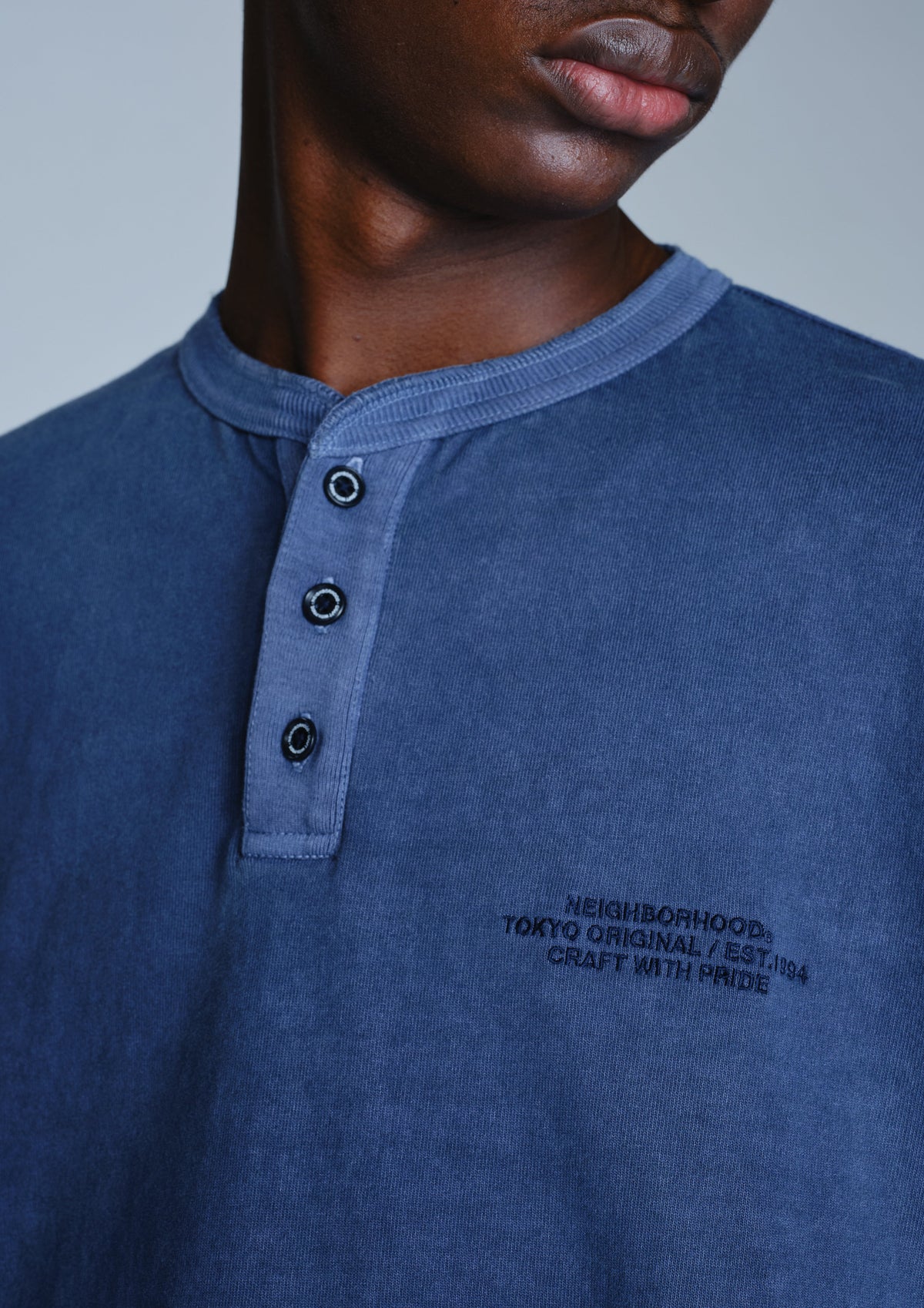 NEIGHBORHOOD NEIGHBORHOOD PIGMENT HENLEY NECK LS 長袖ヘンリーネックTシャツ 商品画像 7