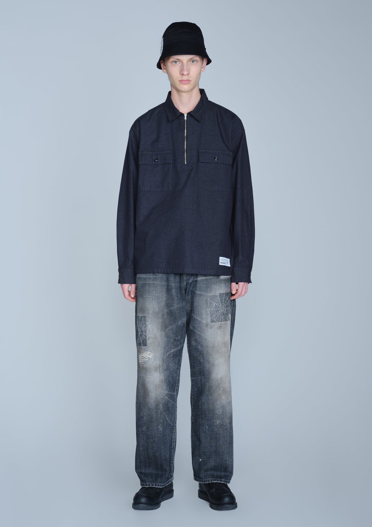 NEIGHBORHOOD NEIGHBORHOOD HALF ZIP WORK SHIRT LS シャツ 商品画像 7