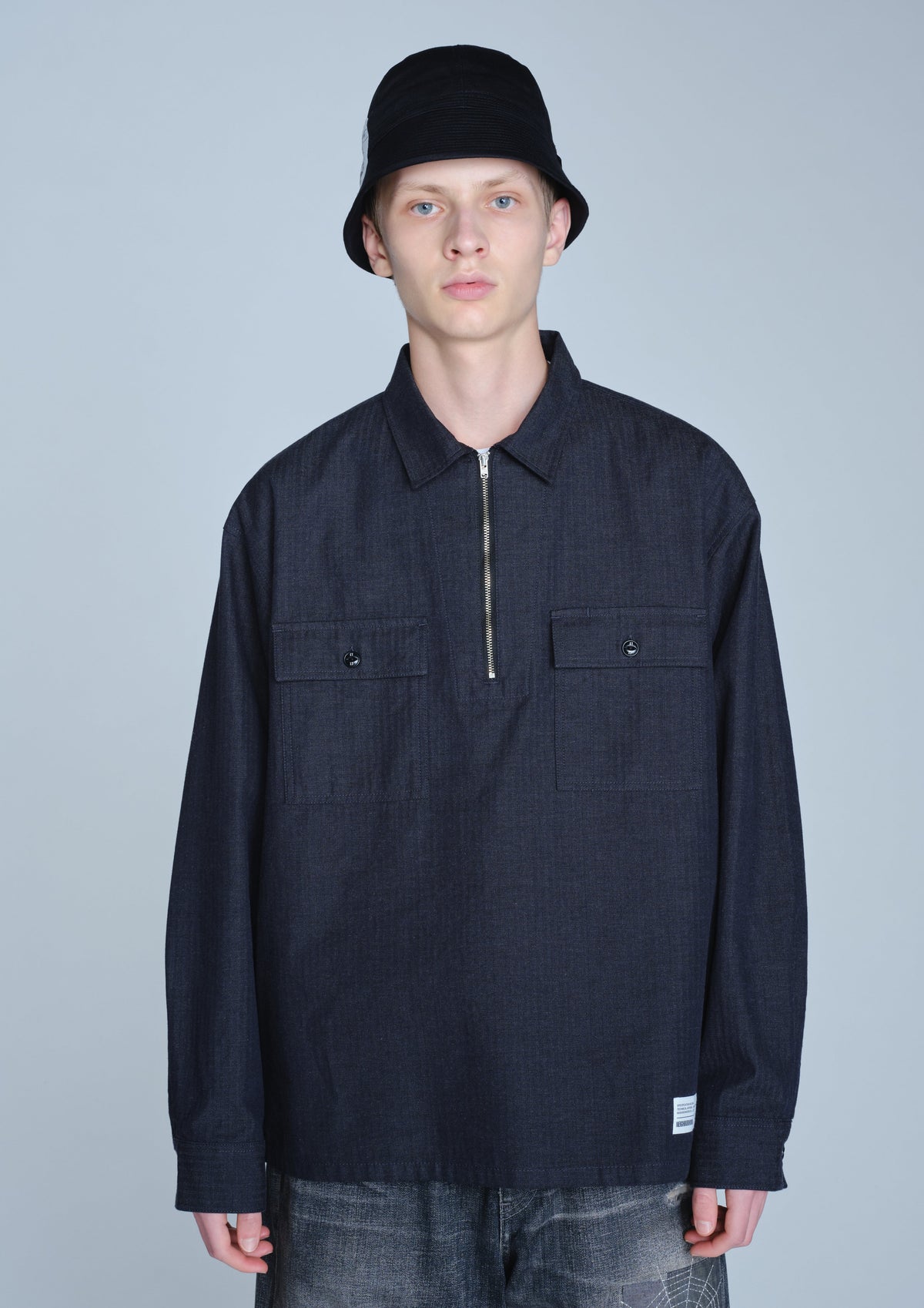 NEIGHBORHOOD NEIGHBORHOOD HALF ZIP WORK SHIRT LS シャツ 商品画像 4