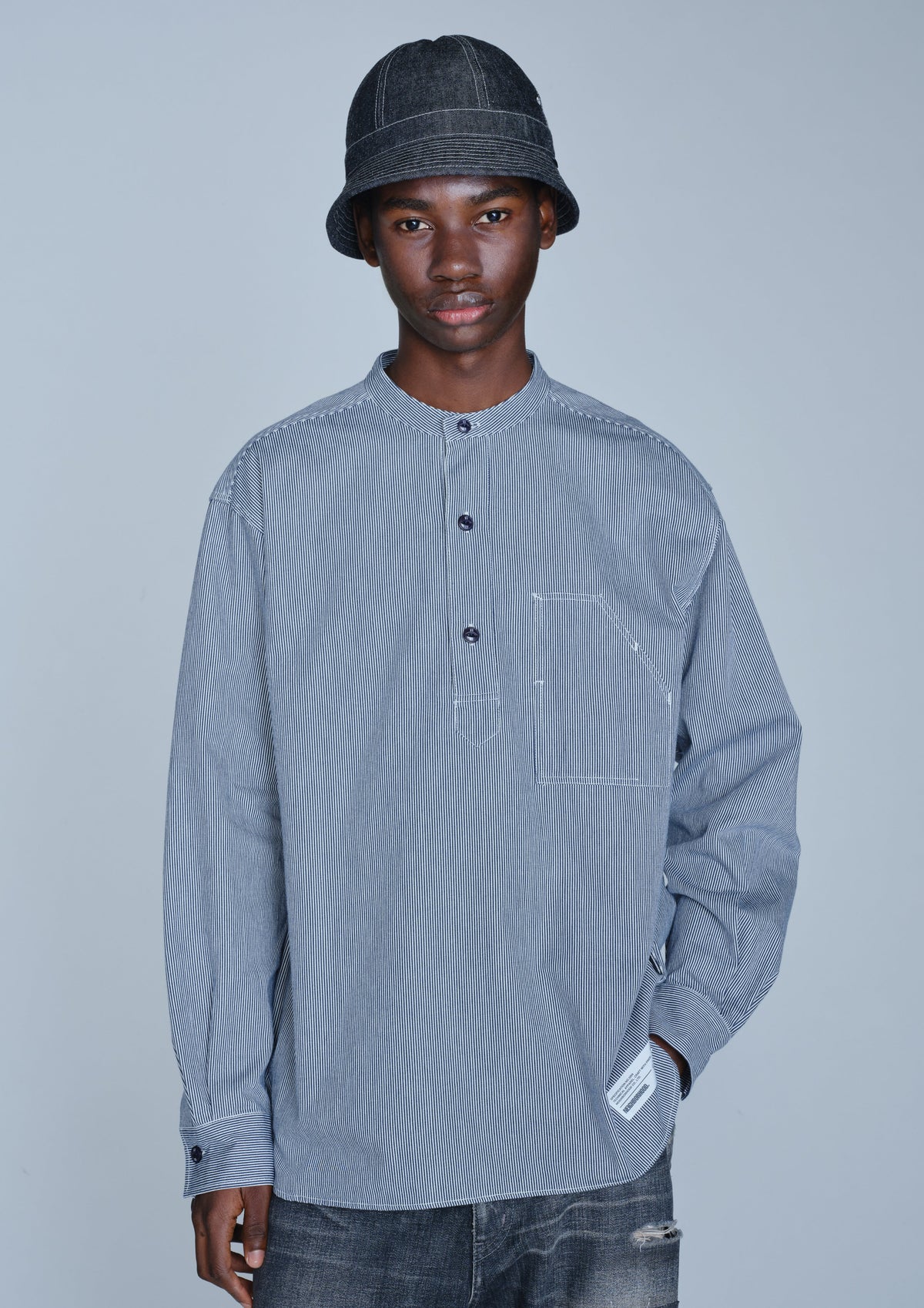 NEIGHBORHOOD NEIGHBORHOOD BAND COLLAR PO SHIRT LS シャツ 商品画像 4