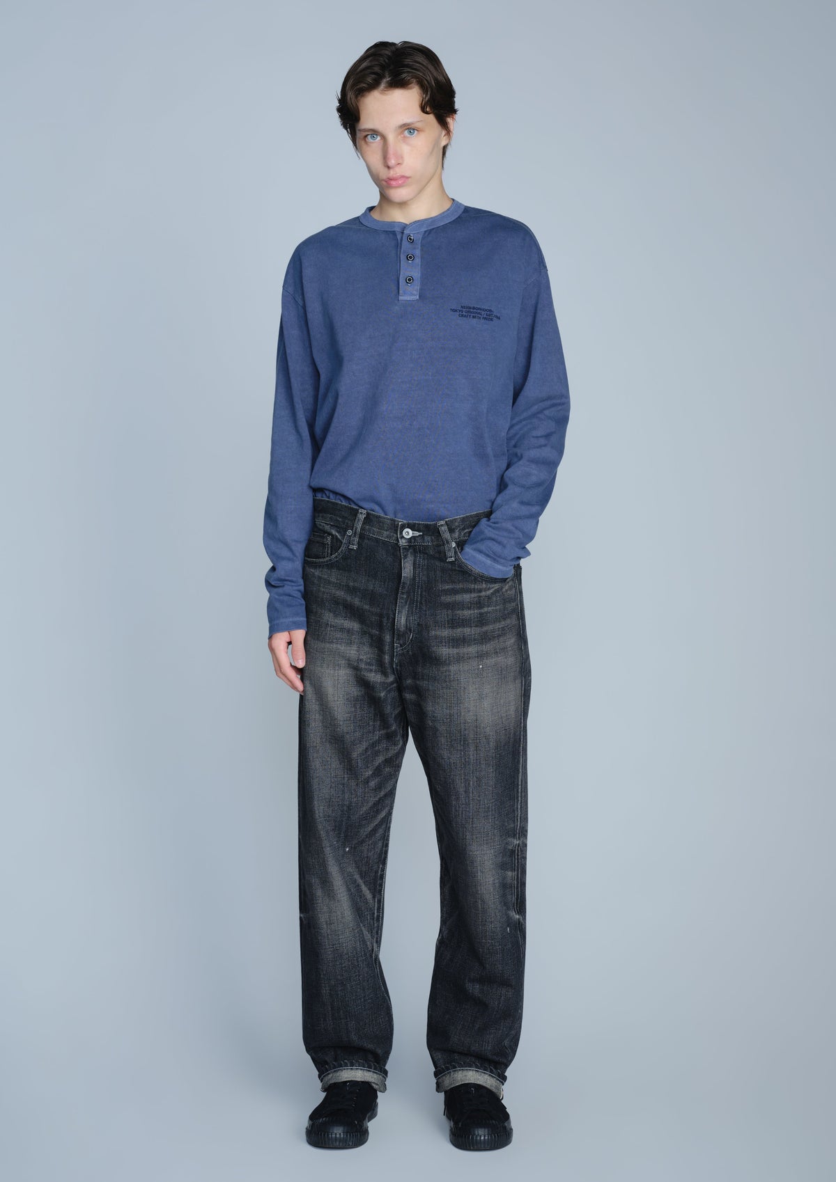 NEIGHBORHOOD NEIGHBORHOOD WASHED DENIM DP BASIC PANTS テーパードパンツ 商品画像 9