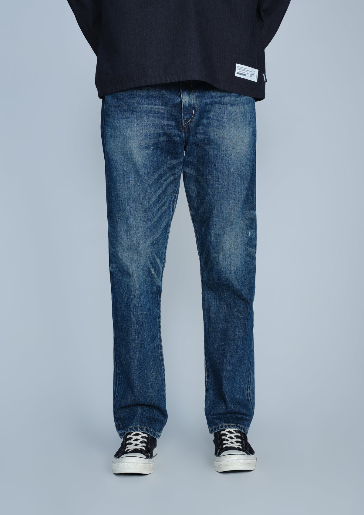 NEIGHBORHOOD NEIGHBORHOOD WASHED DENIM DP MID PANTS テーパードパンツ 商品画像 6