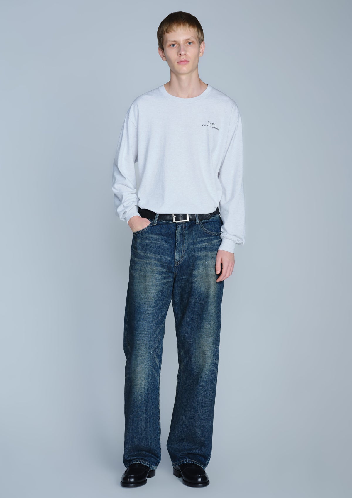 NEIGHBORHOOD NEIGHBORHOOD WASHED DENIM FULL CUT PANTS ストレートジーンズ 商品画像 6