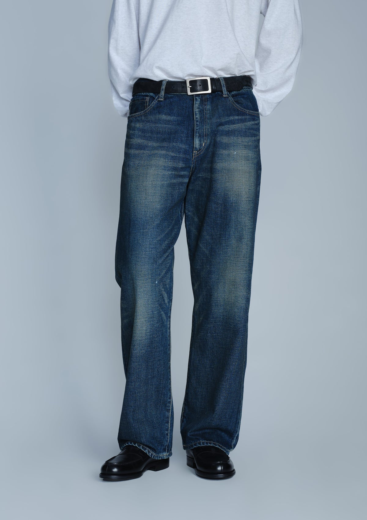 NEIGHBORHOOD NEIGHBORHOOD WASHED DENIM FULL CUT PANTS ストレートジーンズ 商品画像 4