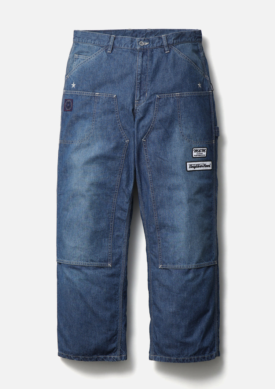 NEIGHBORHOOD NEIGHBORHOOD NH X M&M . WASHED DENIM PAINTER PANTS デニムパンツ 商品画像 1