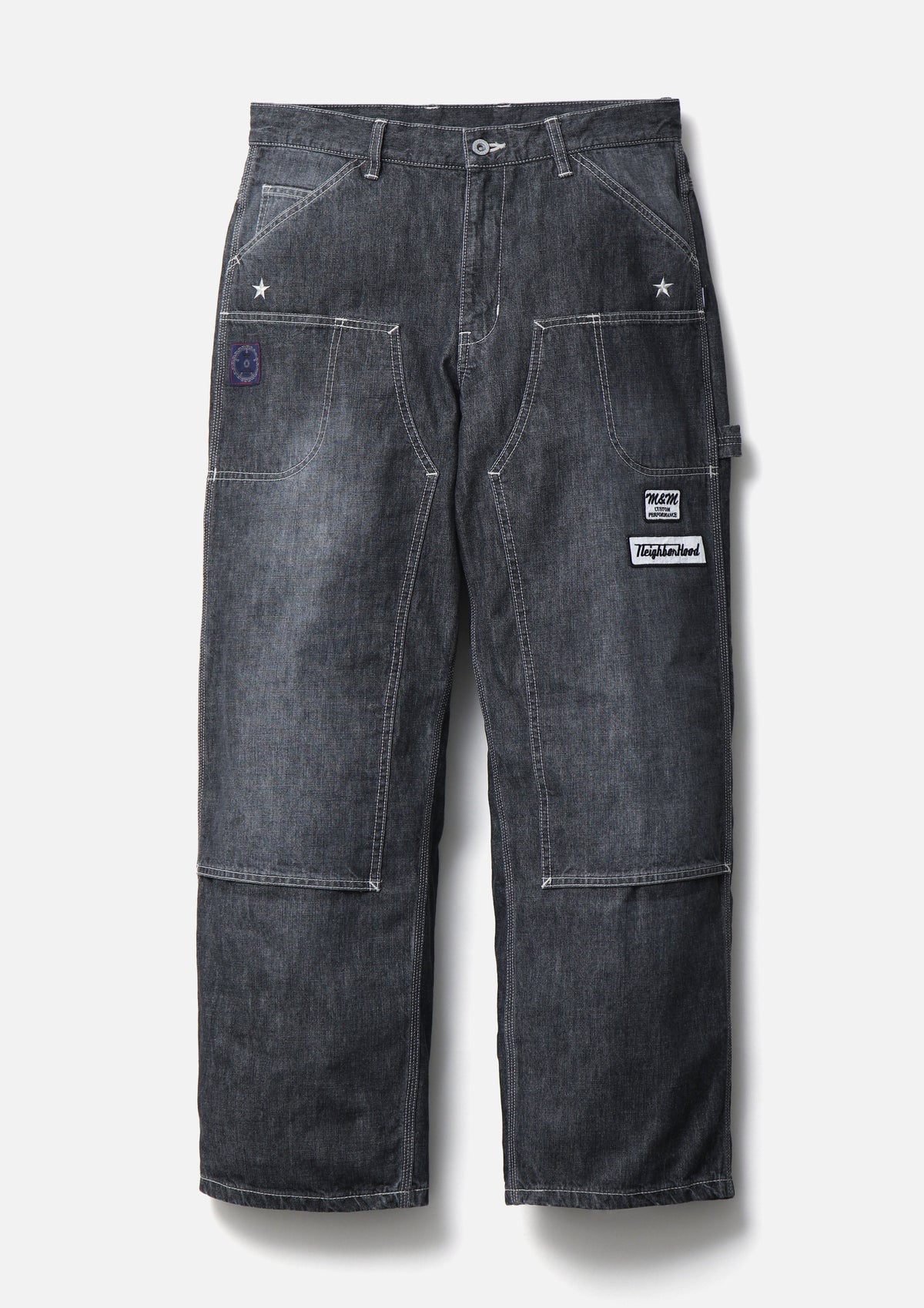 NEIGHBORHOOD NEIGHBORHOOD NH X M&M . WASHED DENIM PAINTER PANTS デニムパンツ 商品画像 2