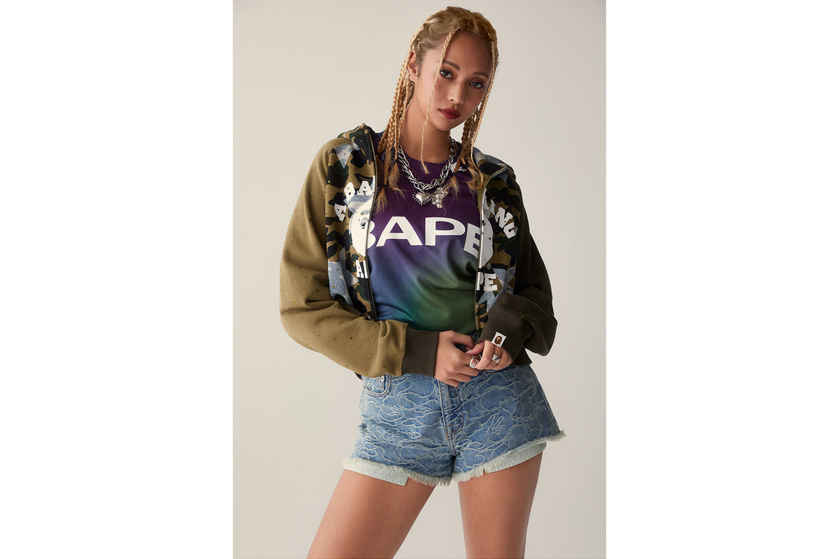 BAPE BAPE LINE CAMO DENIM SHORTS ショートパンツ 商品画像 9