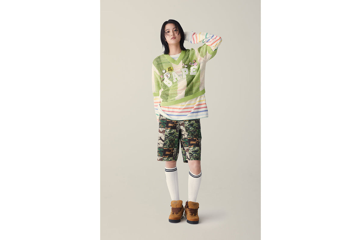 BAPE BAPE COLLEGE LONG SOCKS 靴下 商品画像 14
