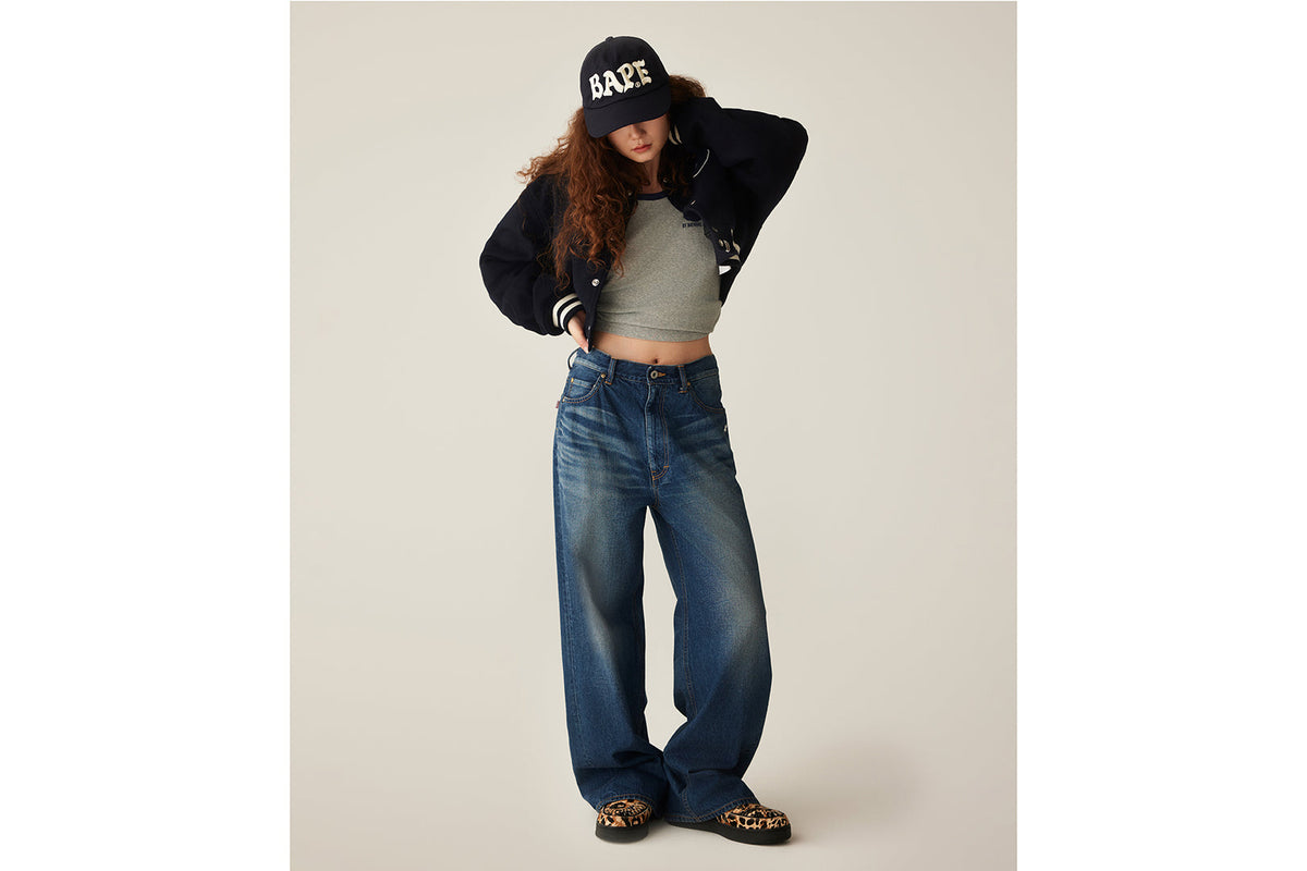 BAPE BAPE A BATHING APE CROPPED VARSITY JACKET ジャケット 商品画像 6